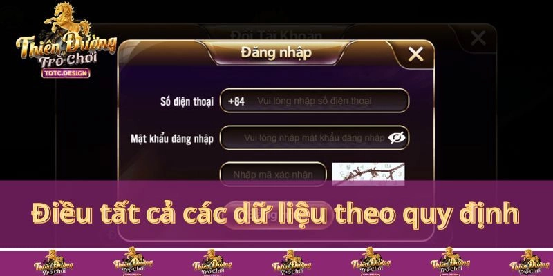 Quy trình đăng nhập chi tiết vào tài khoản TDTC