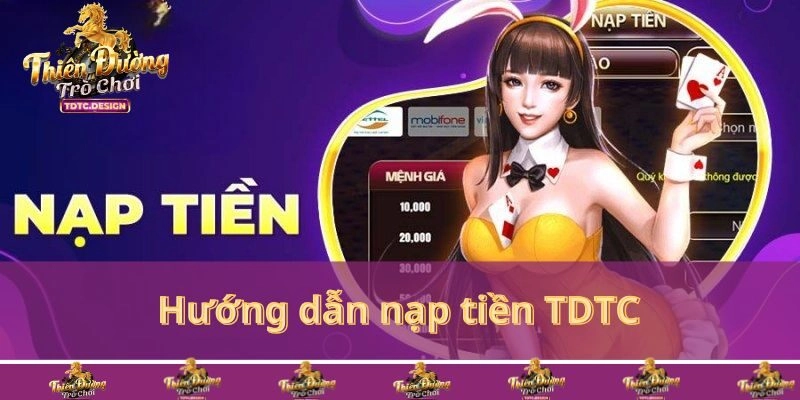 Hướng dẫn nạp tiền TDTC